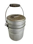 Vintage 4-Piece Aluminum Coal Miner's Lunch Set