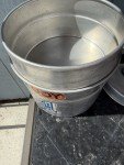 Vintage Aluminum Coal Miners Lunch Bucket Set