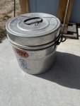 Vintage Aluminum Coal Miners Lunch Bucket Set