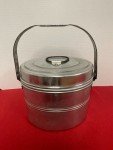 Vintage Aluminum Miners Bucket for Coal Mining
