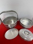 Vintage Aluminum Miners Bucket for Coal Mining