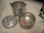 Vintage Leyse Coal Miners Lunch Pail Bucket