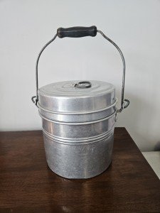 Vintage Leyse Coal Miner's Lunch Bucket with Handle