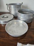 Vintage Leyse Coal Miner's Lunch Bucket with Handle