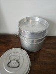 Vintage Leyse Coal Miner's Lunch Bucket with Handle