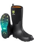 Men's Waterproof Rubber Coal Mining Work Boot, Size 11