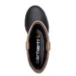 Carhartt Waterproof Steel Toe Leather Work Boot, Brown/Black