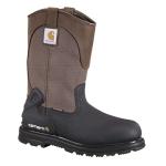 Carhartt Waterproof Steel Toe Leather Work Boot, Brown/Black
