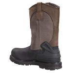 Carhartt Waterproof Steel Toe Leather Work Boot, Brown/Black