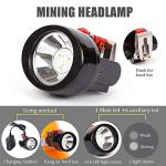 Yongkist Waterproof Rechargeable LED Mining Headlamp