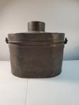 Vintage Coal Miners Lunchbox with Wooden Handle
