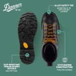 Danner Men's Quarry USA 8-Inch Work Boot in Black