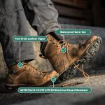 Danner Men's Quarry USA 8-Inch Work Boot in Black