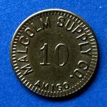Malcolm Supply Vintage Coal Mining .10c Scrip