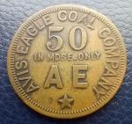 Avis Eagle Coal Company 50 Cent Mining Token