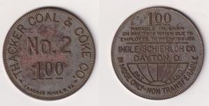 Thacker Coal & Coke Co No 2 Scrip Token