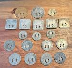 19 Mining Trade Tokens - Company Scrip Set