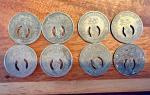 19 Mining Trade Tokens - Company Scrip Set