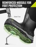 TIDEWE Men’s Puncture Proof Work Boots 7-13