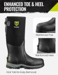 TIDEWE Men’s Puncture Proof Work Boots 7-13