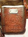 Vintage Joy Coal Mining Supervisor Leather Tool Belt