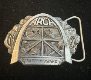 1988 Arch Coal Miner Safety Award Belt Buckle