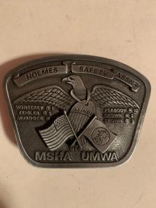 Coal Miner Belt Buckle - Safety and Heritage