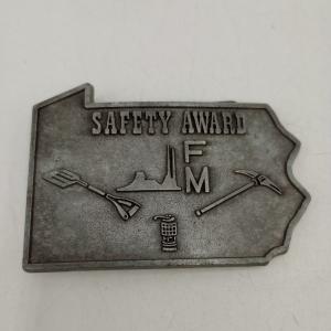 Florence Mining Co Vintage Coal Miner Belt Buckle