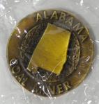 Alabama Coal Miner Vintage Metal Belt Buckle