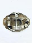 Bergamot Brass Works 1986 Coal Miner Belt Buckle