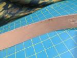 Brass I DIG COAL Belt Buckle on Leather Belt