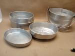 Vintage Buckeye Aluminum Coal Miner's Lunch Bucket Set