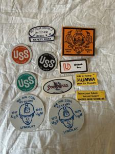 Vintage Coal Mining Stickers from Eastern KY, Lot of 11