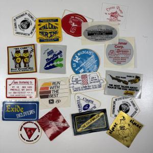 20 Vintage Coal Mining Stickers from the 80s