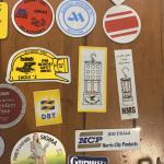Retro Coal Mining Stickers Lot from the 1980s