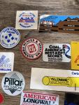 Vintage Coal Mine Stickers from the 70s, 80s, 90s