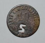 Rare Virginia Coal Mine Scrip Token Coin 10