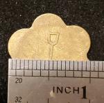 Umbria Brass Coal Mine Token, 1880s-1920s