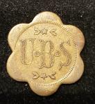 Umbria Brass Coal Mine Token, 1880s-1920s