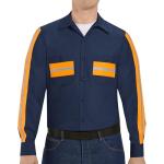 Red Kap Men's Enhanced Visibility Coal Mining Shirt, 2X-Large