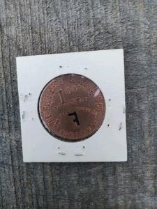Blue Creek Coal Scrip Token from Blakely, W. VA