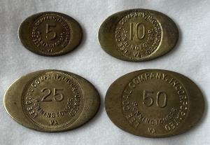 LEE COAL CO. Pennnington Gap Coal Mining Tokens
