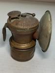 Autolite Brass Carbide Light for Coal Miners