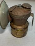 Autolite Brass Carbide Light for Coal Miners