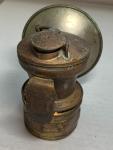 Autolite Brass Carbide Light for Coal Miners