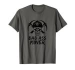 Coal Miner T-shirt featuring Skull and Mining Hat