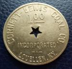 Cornett-Lewis Coal Co. Louellen $1 Trade Token