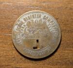 Logan Mines $1 Coal Scrip Token - WV