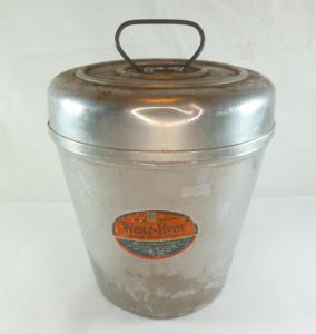 Wear-Ever No. 1102 Aluminum Coal Miners Lunch Bucket