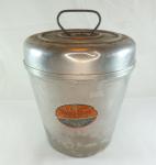 Wear-Ever No. 1102 Aluminum Coal Miners Lunch Bucket